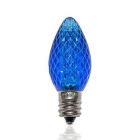 C7 SMD LED Retrofit Bulb - Blue - Minleon - Bag of 25