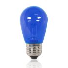 S14 LED Retrofit Bulb - Transparent - Medium Base - Blue - Bag of 10