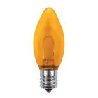 led christmas light bulb orange