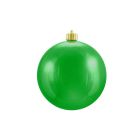 Shiny Christmas Ornaments, Lime Green