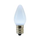 C7 SMD LED Retrofit Bulbs - Frosted Smooth - Cool White - Pro Christmas™ - Bag of 25