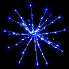 12" Blue Twinkle Starburst - Blue LED lights