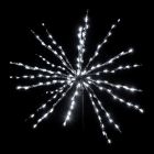 18" Silver Twinkle Starburst - Pure White LED lights