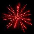 18" Red Twinkle Starburst - Red LED lights