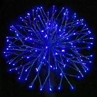 24" Blue Twinkle Starburst - Blue LED Lights