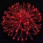 24" Red Twinkle Starburst - Red LED Lights