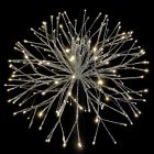 24" Silver Twinkle Starburst - Warm White LED Lights