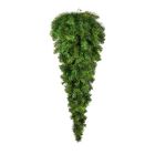 44" Deluxe Oregon Fir Teardrop Spray - Unlit - Bow Option Available