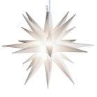 white moravian star tree topper
