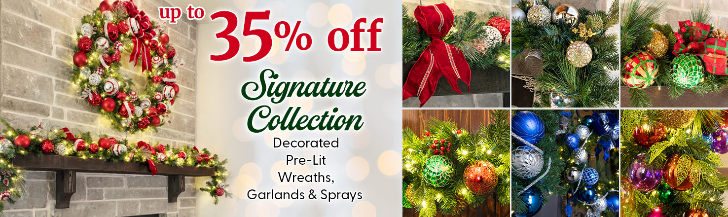 35% Off Signature Collection Greenery